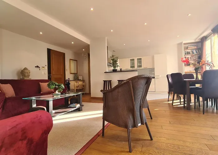 Beautiful 2-Bedroom Apt In A High-End Residence Near The Palais 아파트